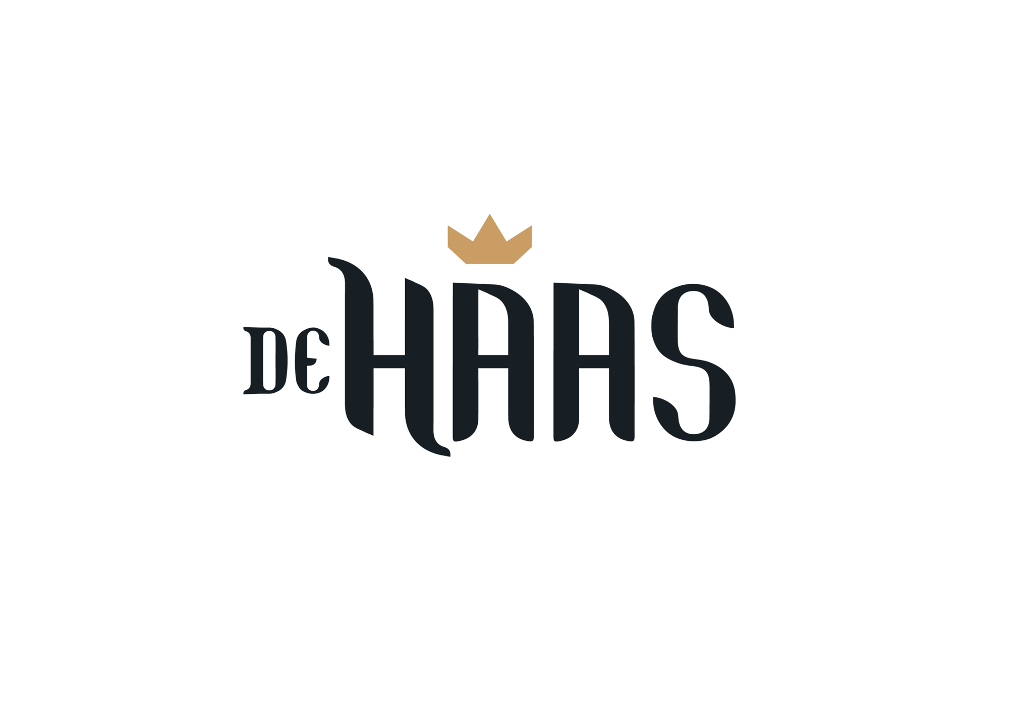Logo ontwerp tekst logo De Haas
