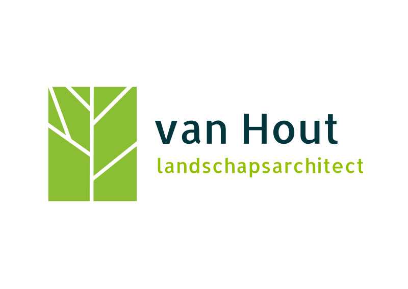Logo voor hoveniersbedrijf van Hout