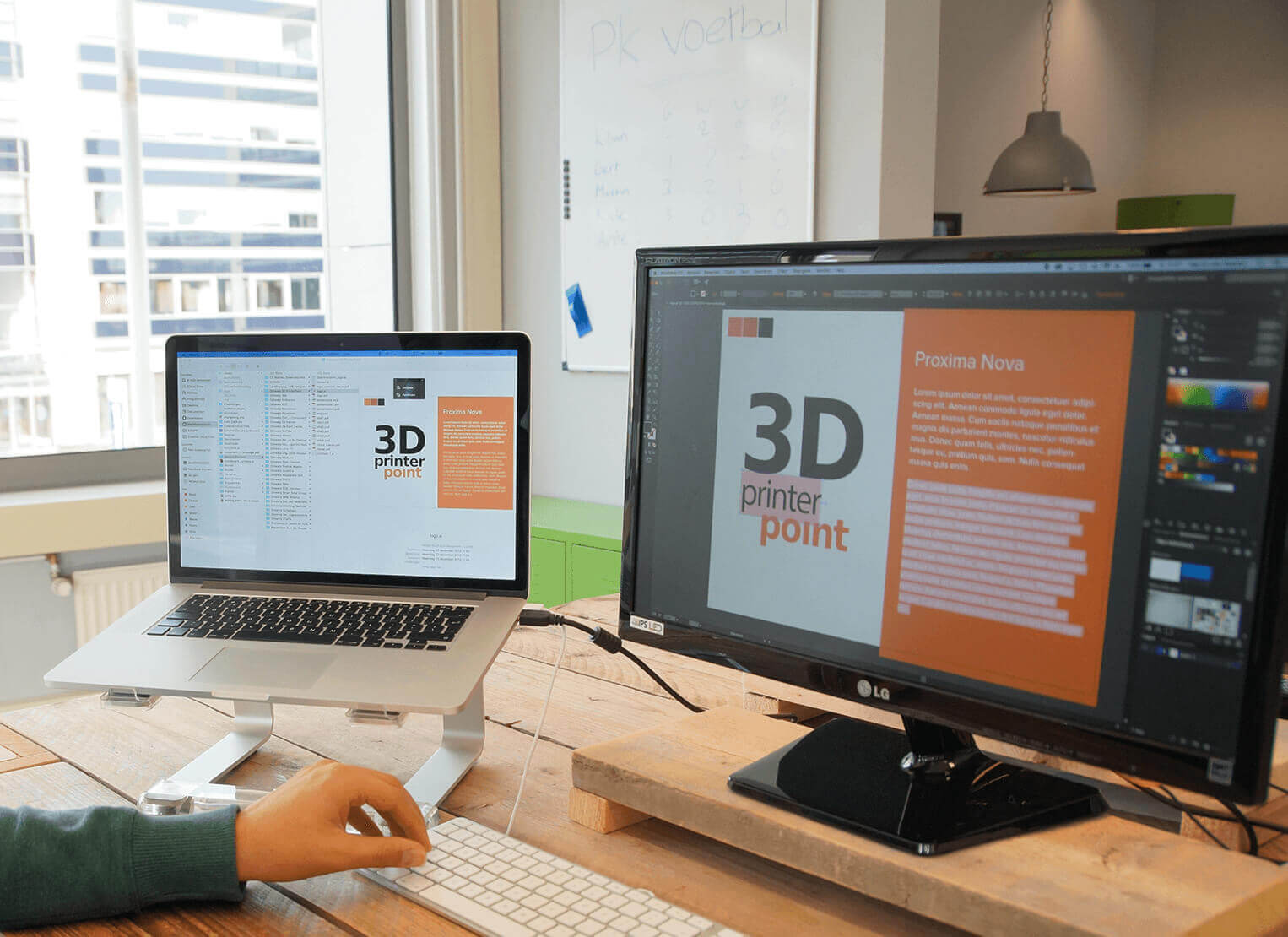 complete huisstijl ontwerpen voor 3D printer point in Arnhem