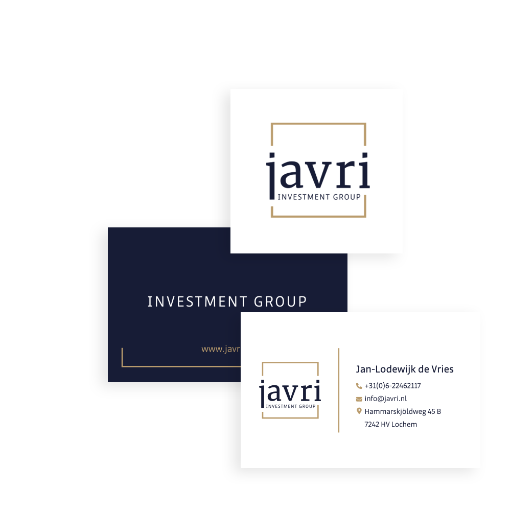 Logo voor investment group Javri