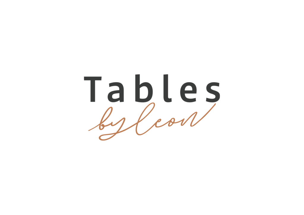 Logo op maat gemaakt voor Tables by Leon in Zevenaar