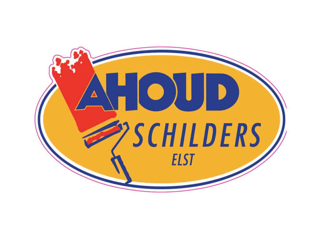 Logo ontwerp voor schildersbedrijf Ahoud in Elst